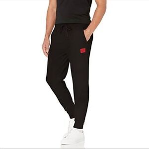 HUGO BOSS | Reverse Logo Black & Red Jogger Sweatpants Unisex Men’s Size X-Large